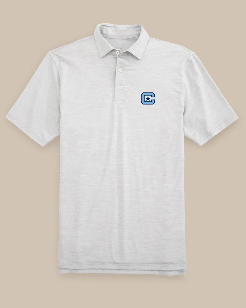 High-Performance Citadel Bulldogs Driver Spacedye Polo Shirt Official