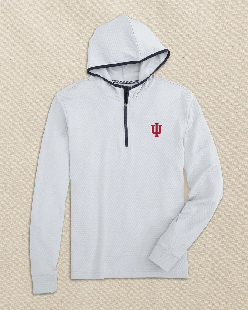 Responsible Indiana Hoosiers Scuttle Quarter Zip Hoodie Refined