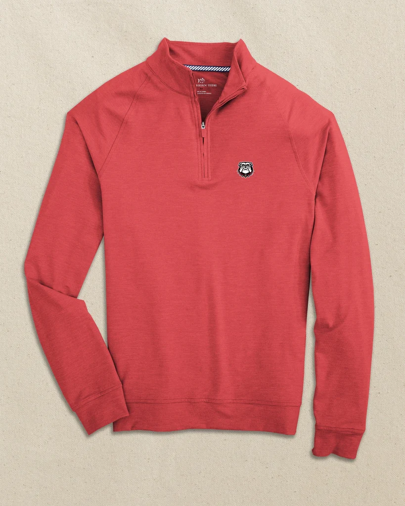 Comfortable Georgia Bulldogs Head Cruiser Quarter Zip Elegant
