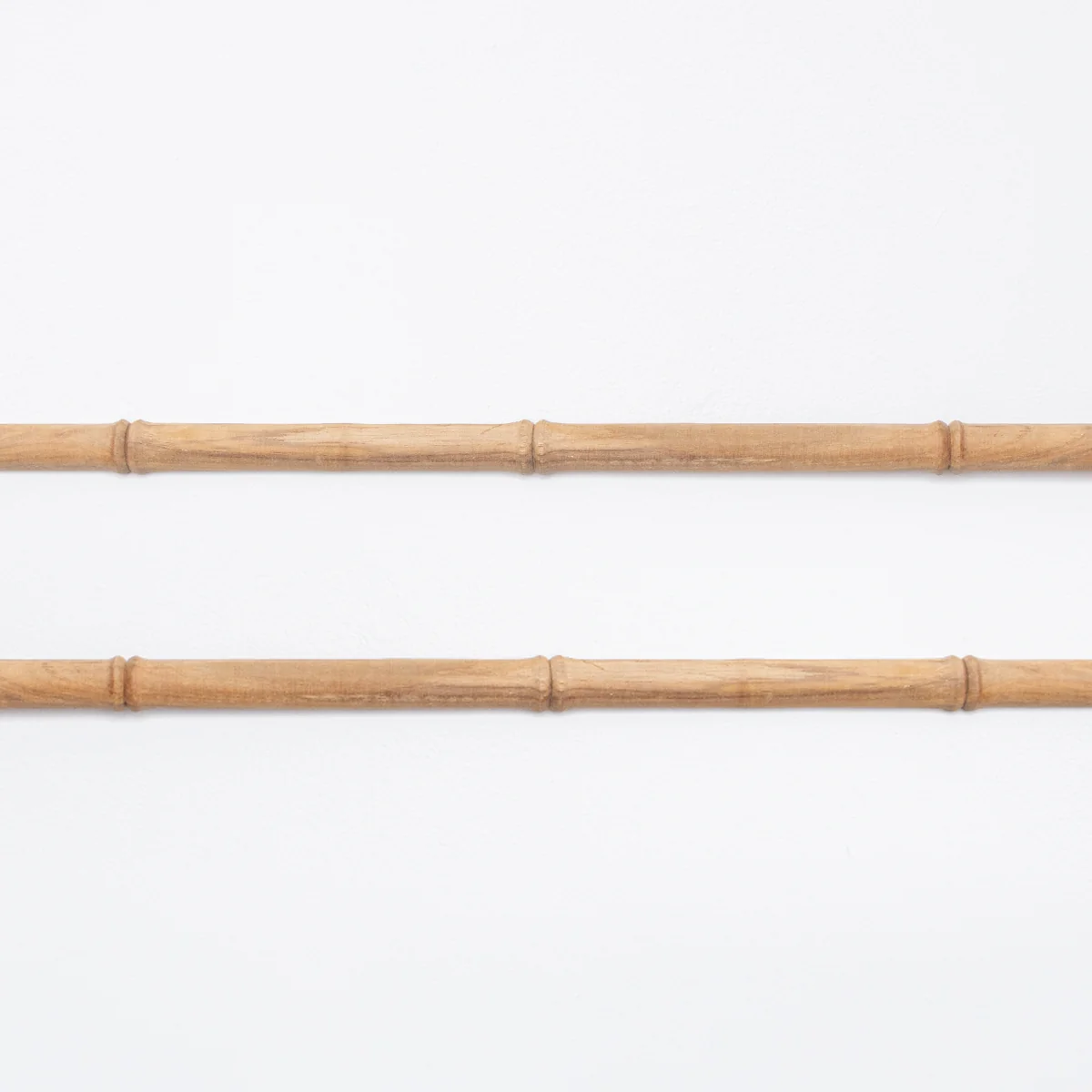 Natural Set of 2 Large Bamboo Decorative Wall Trims - 90cm Prestigious