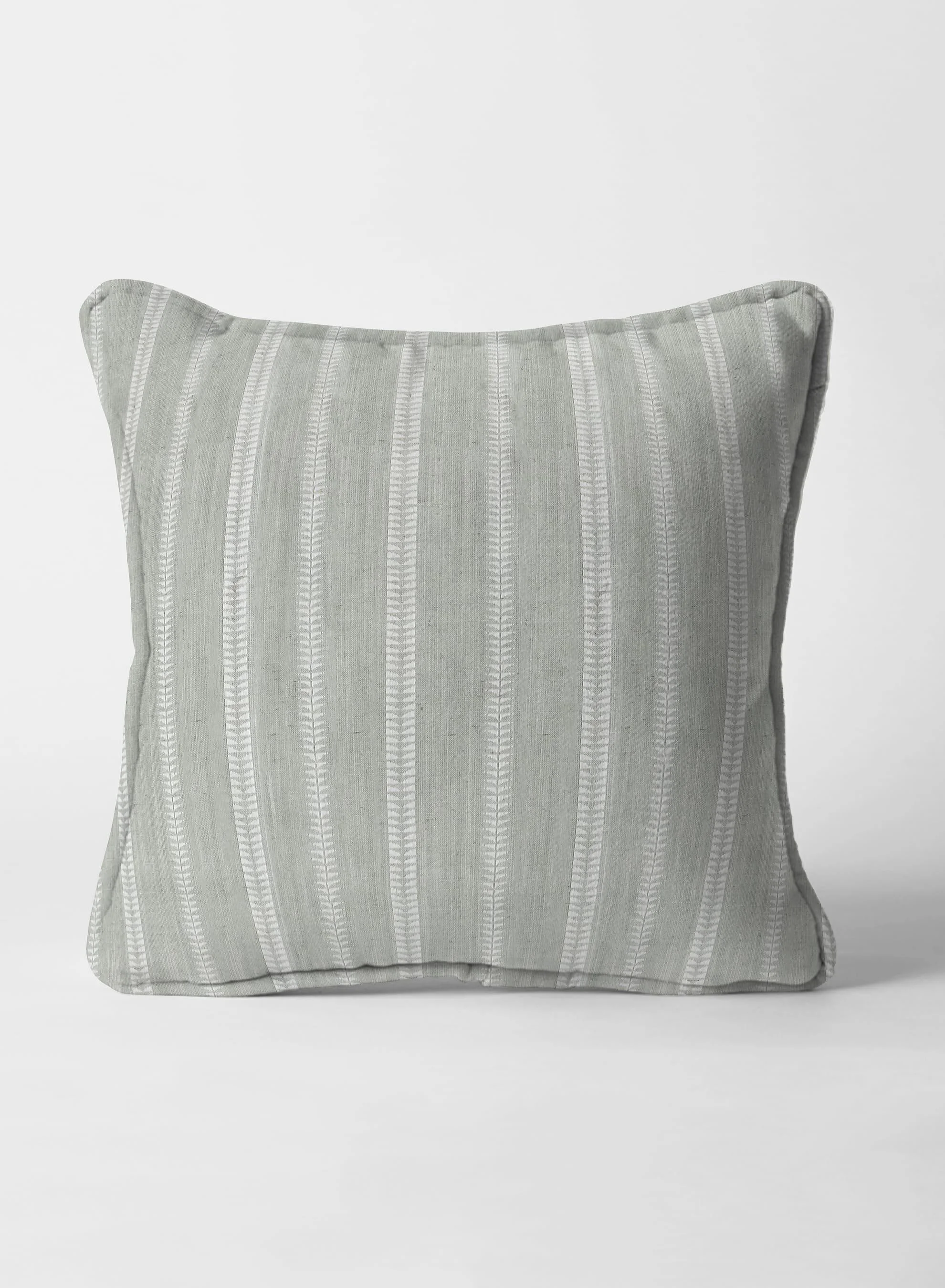 Advanced Lyon Cotton Cushion Cover Sage Green Pattern 1 Consistent