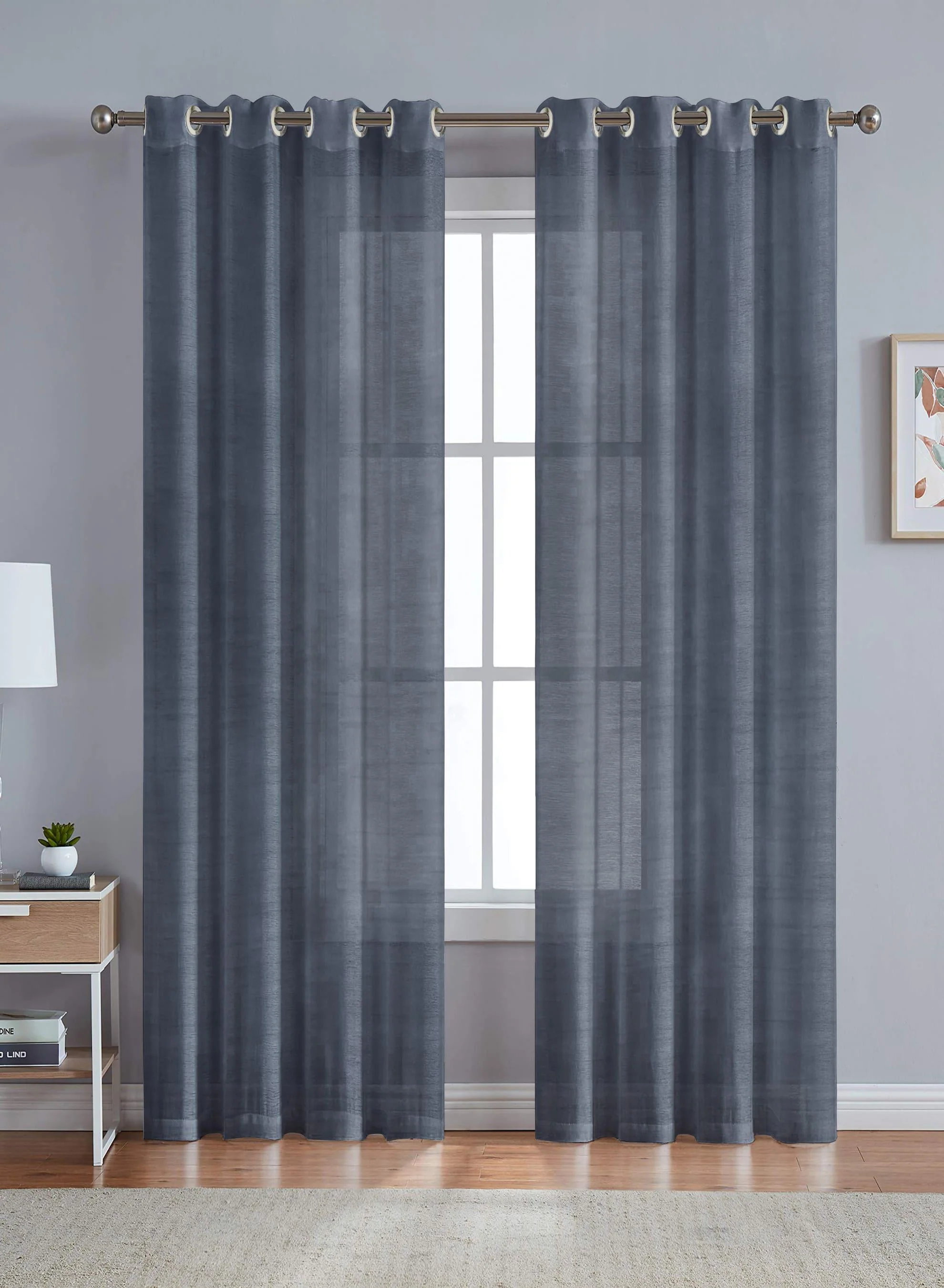 Functional Venezia Sheer Curtains Airy Minimal Elegant Storm Gray Set of 2 Fully CustomizableThe Guide to Measuring and Choosing Curtains Responsible