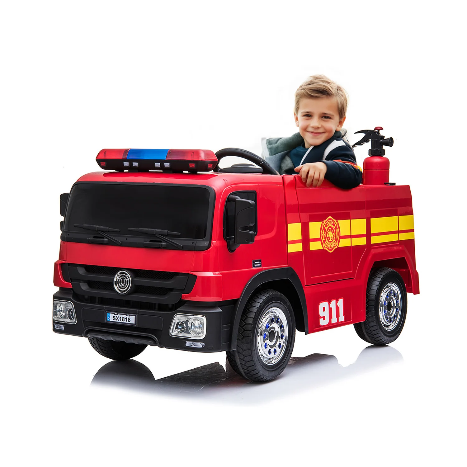 Reliable Ride On Fire Truck Electric Car Remote Control 12V Battery Toddler Power Driving CarRide On Fire Truck Electric Car Remote Control 12V Battery Toddler Power Driving Car Genuine