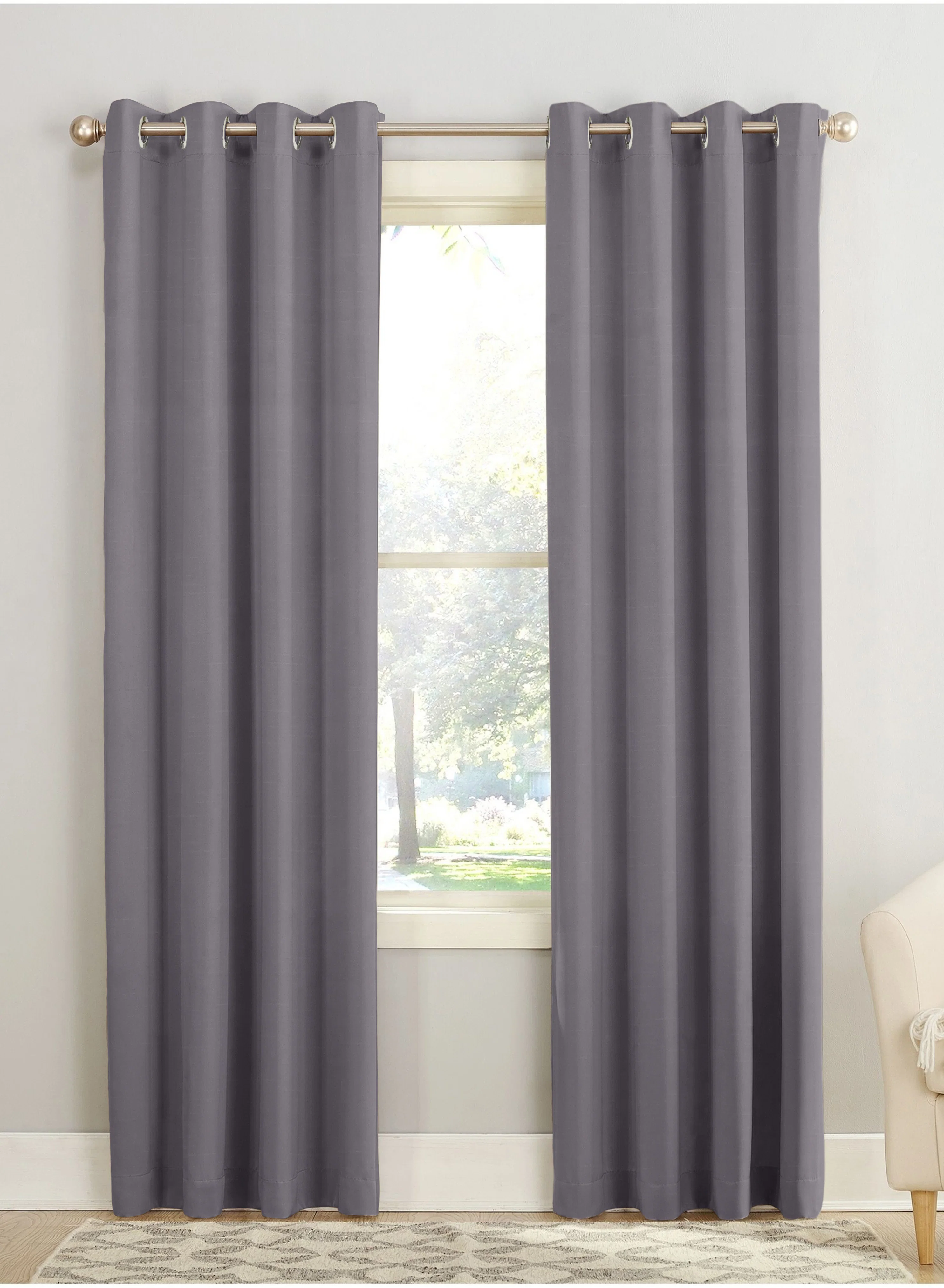 Authentic Casper Plain Room Darkening Curtains Dark Gray Set of 2The Guide to Measuring and Choosing Curtains Prestigious