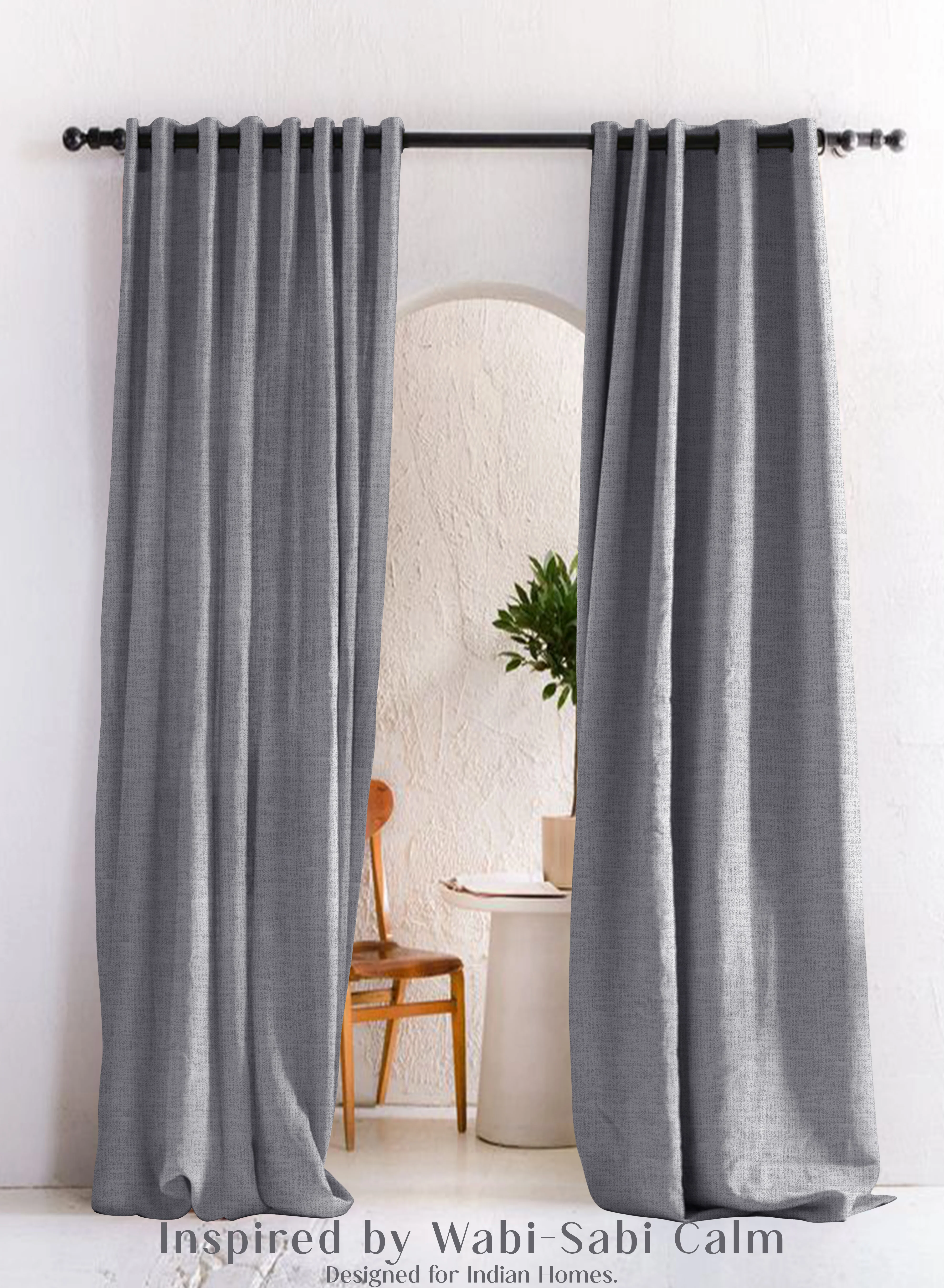Artisan Amore Plain Cotton Blackout Curtains Modern Elegance Total Light Block Echo Blue Set of 2 Fully CustomizableThe Guide to Measuring and Choosing Curtains Excellent