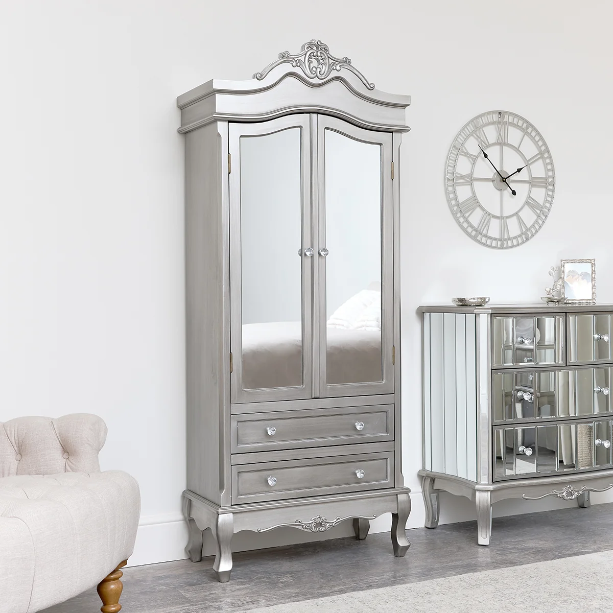 Recyclable Mirrored Closet - Tiffany Range Healthy