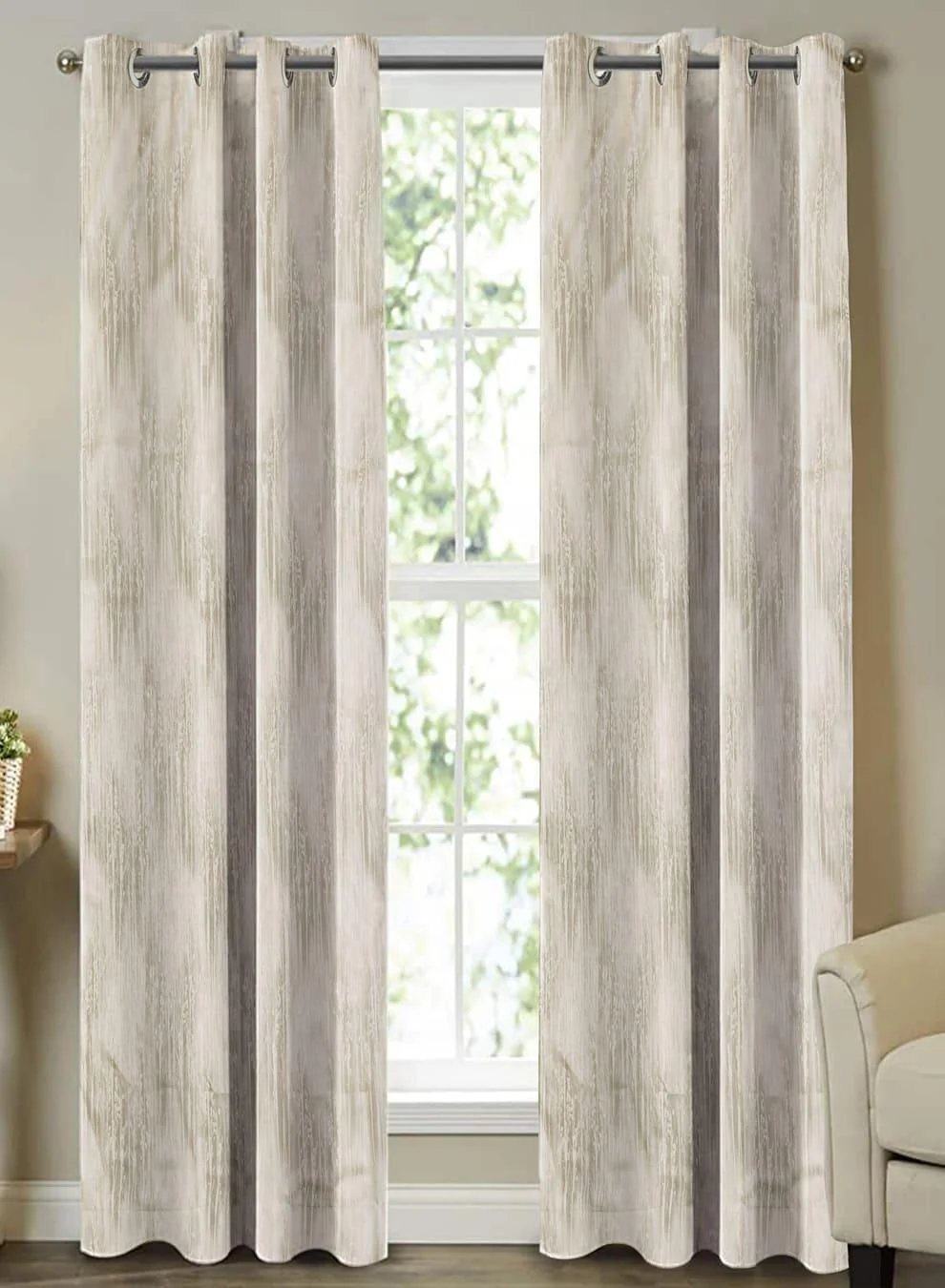 Professional Farella Jacquard Blackout Curtains Chrome White Set of 2 Pattern 2 The Guide to Measuring and Choosing Curtains Stylish