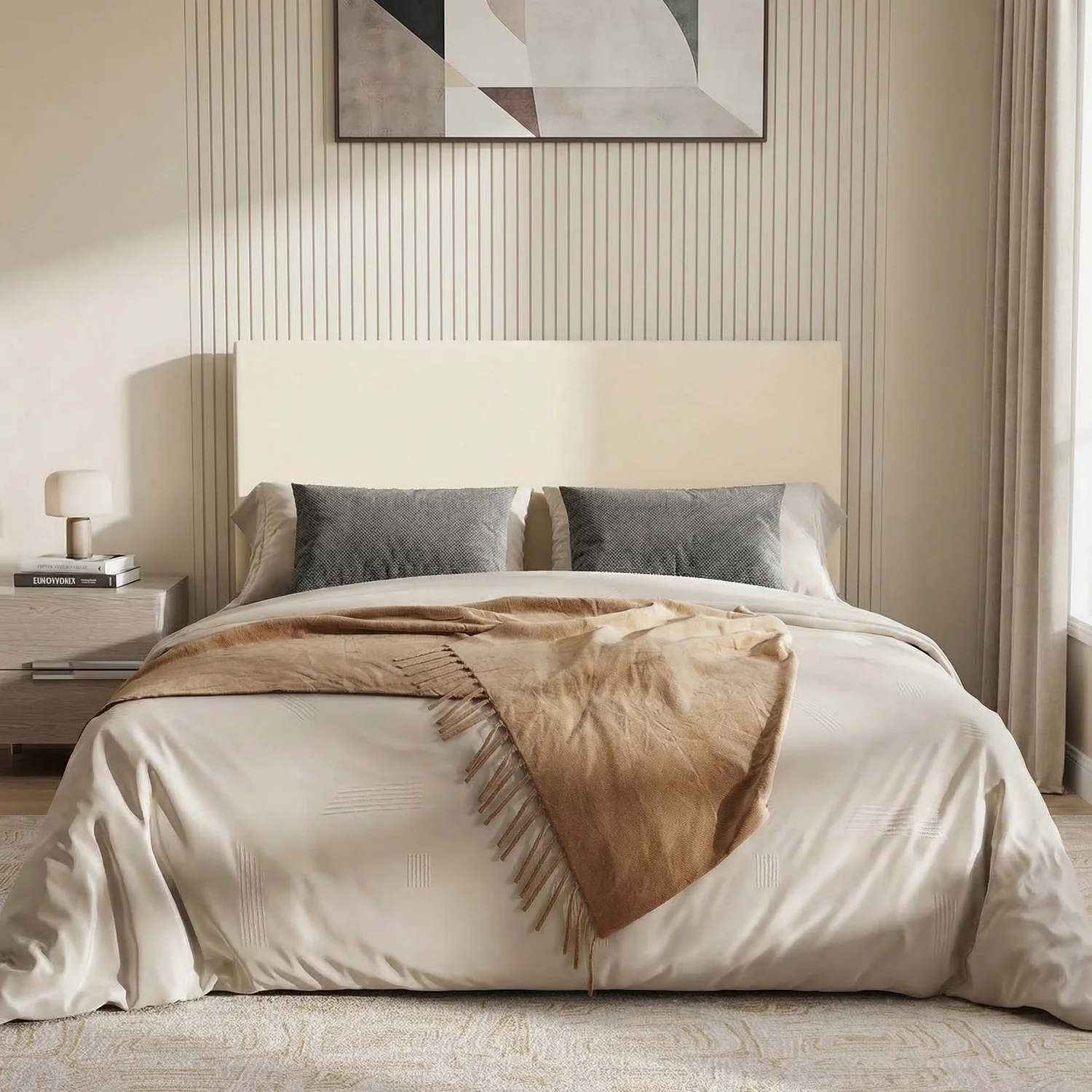 Optimized Velvet Upholstered Platform Bed Frame with Adjustable Headboard and Wooden Slat Support No Box Spring NeededVelvet Upholstered Platform Bed Frame with Adjustable Headboard and Wooden Slat Support No Box Spring Needed Professional