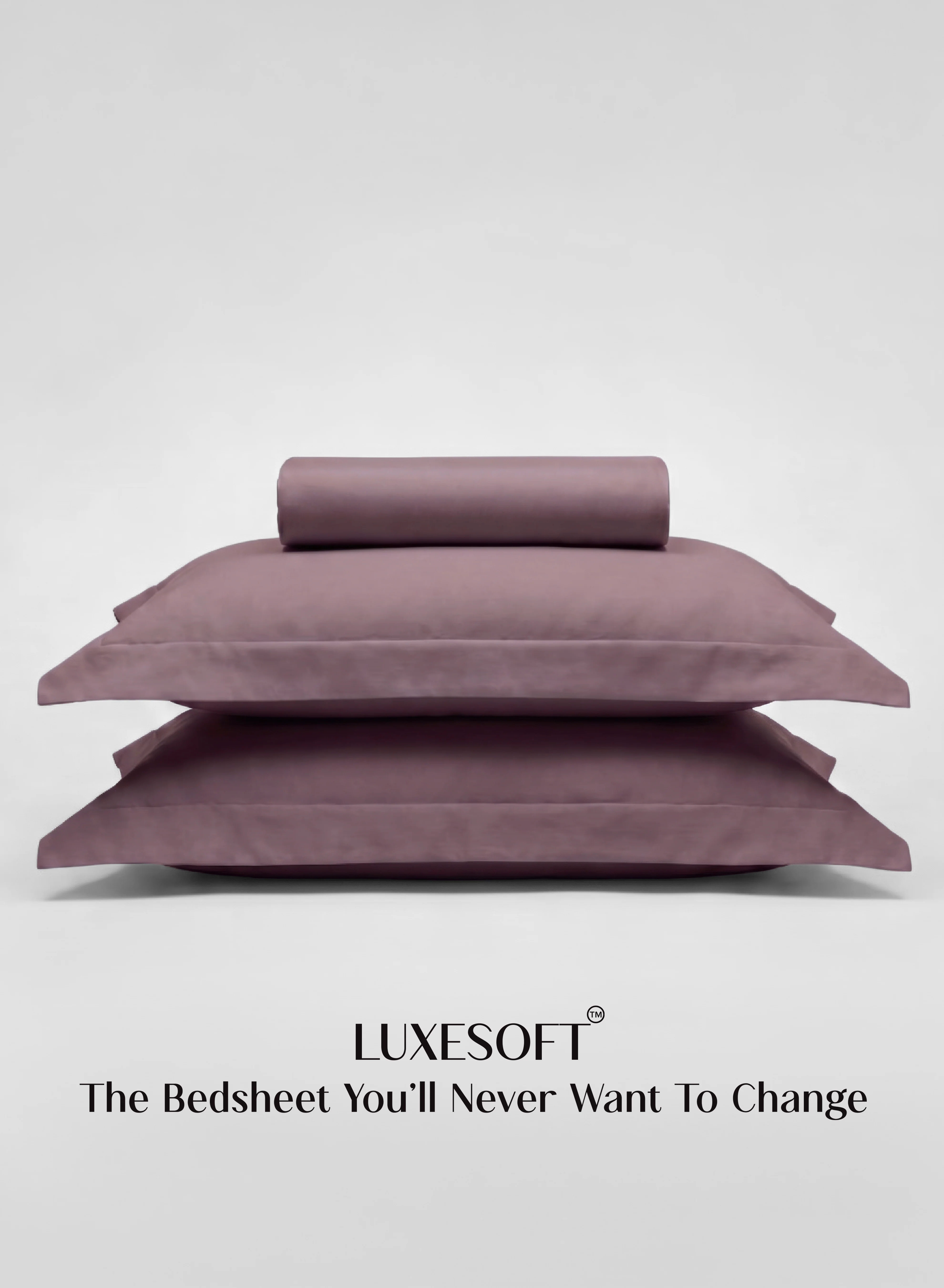 High-Grade LuxeSoft™ Double Bedsheet Set Oversized King Includes 2 Pillow Covers 2 Cushion Covers Mulberry Quality