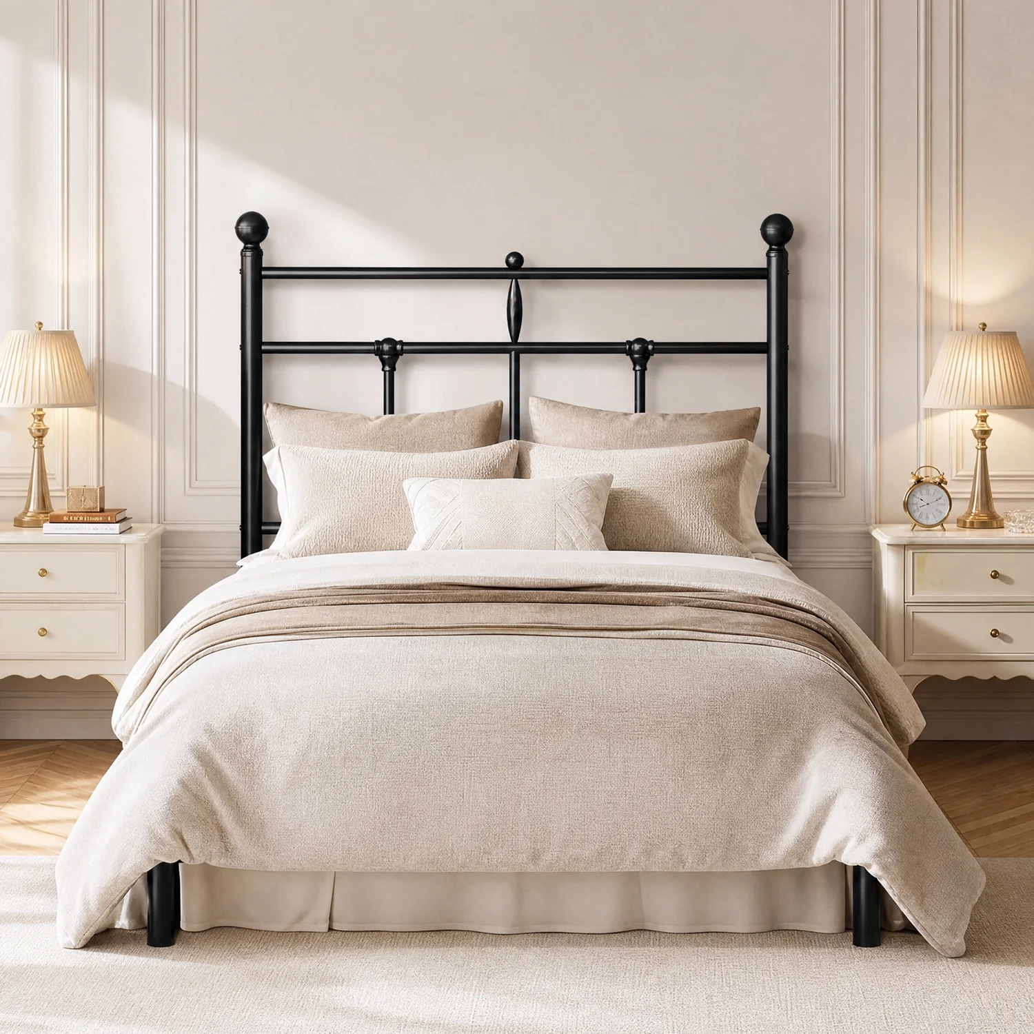 Durable Scrollwork Twin Size Victorian Metal Bed Frame Platform Bed Frame with Under-Bed Storage No Box Spring NeededScrollwork Twin Size Victorian Metal Bed Frame Platform Bed Frame with Under-Bed Storage No Box Spring Needed Excellent