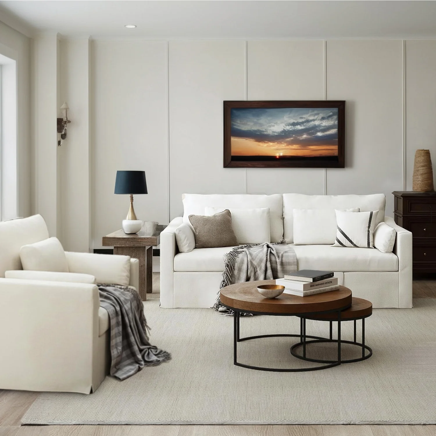 Exclusive 84-inch Sofa 2 Seater Sofa Linen and Sofa Chair with Extra Deep Seat Removable Washable Sofa Cover84-inch Sofa 2 Seater Sofa Linen and Sofa Chair with Extra Deep Seat Removable Washable Sofa Cover Original Design