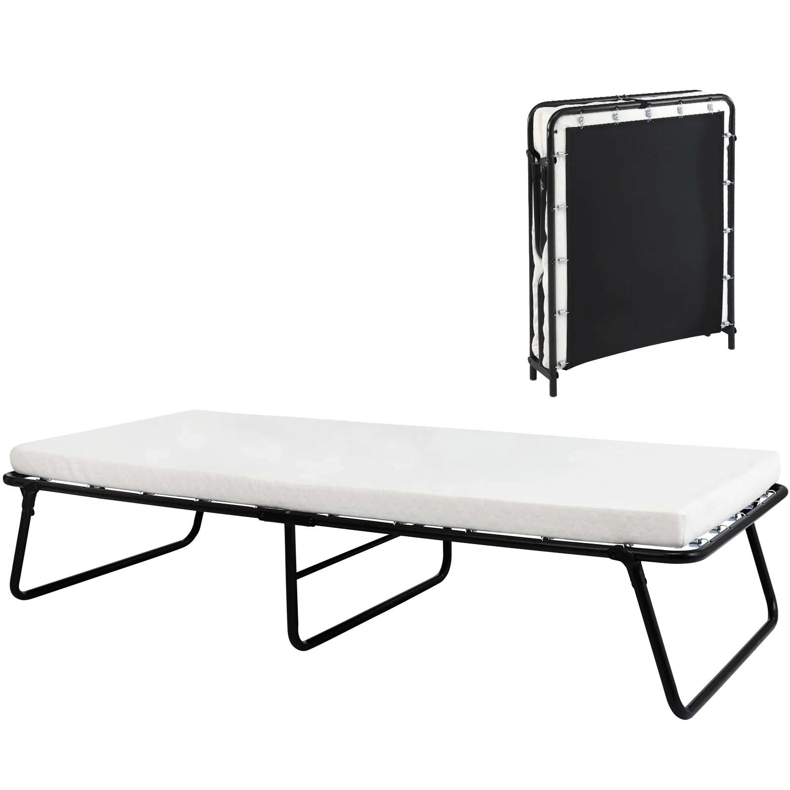 Functional Discontinued Rollaway Bed Folding Bed Frame with Memory Foam Mattress Discontinued Rollaway Bed Folding Bed Frame with Memory Foam Mattress Breathable