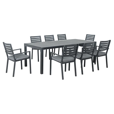 Contemporary Matzo Outdoor Table 2100 Grey Green
