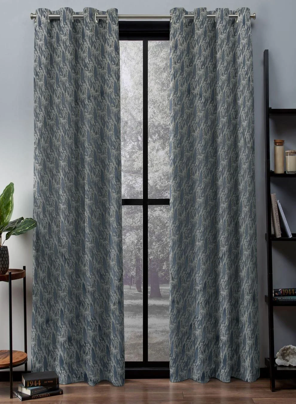 Fast Flavia Jacquard Room Darkening Curtains Artistic Texture Turkish Blue Set of 2 Fully CustomizableThe Guide to Measuring and Choosing Curtains Next-Generation