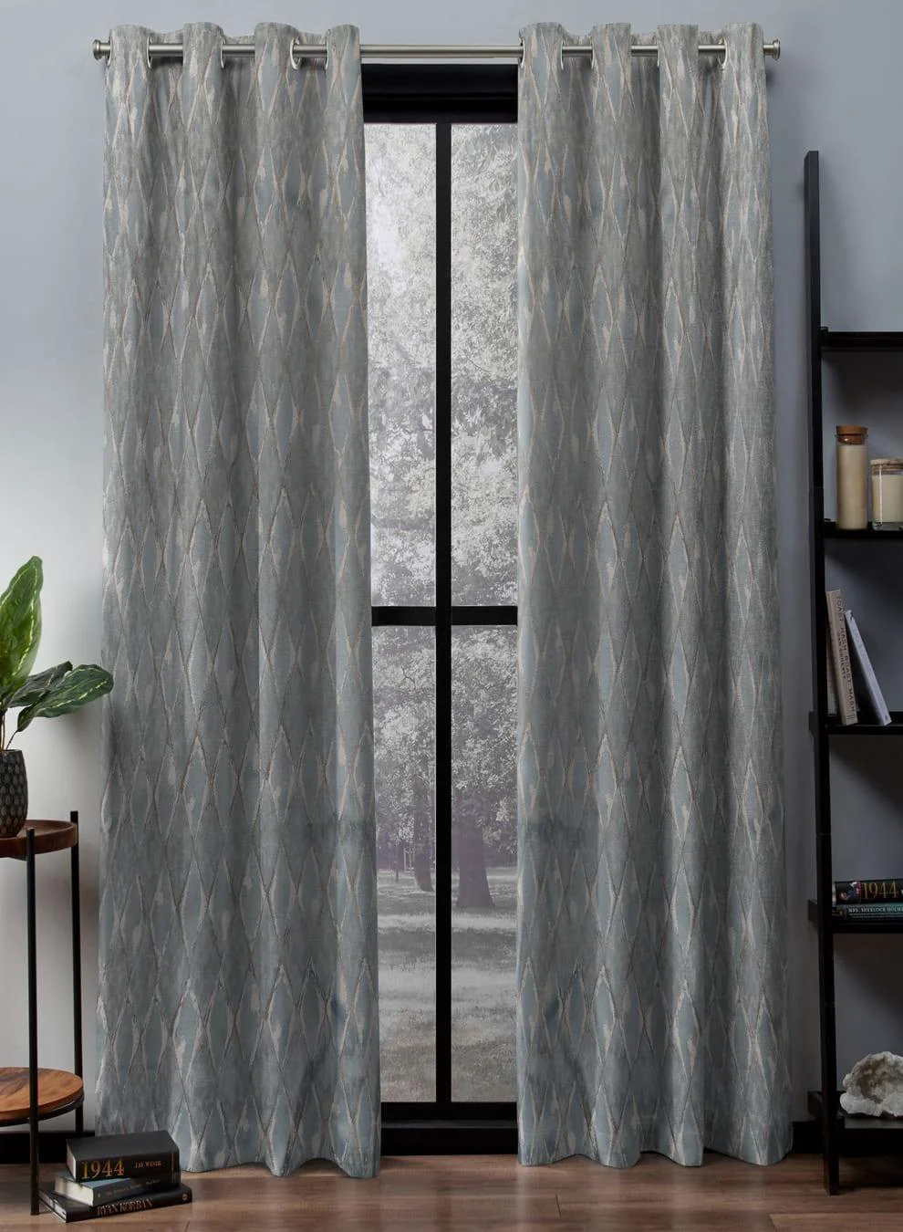 Versatile Flavia Jacquard Room Darkening Curtains Elegant Diamond Weave Sea Green Set of 2 Fully CustomizableThe Guide to Measuring and Choosing Curtains Original