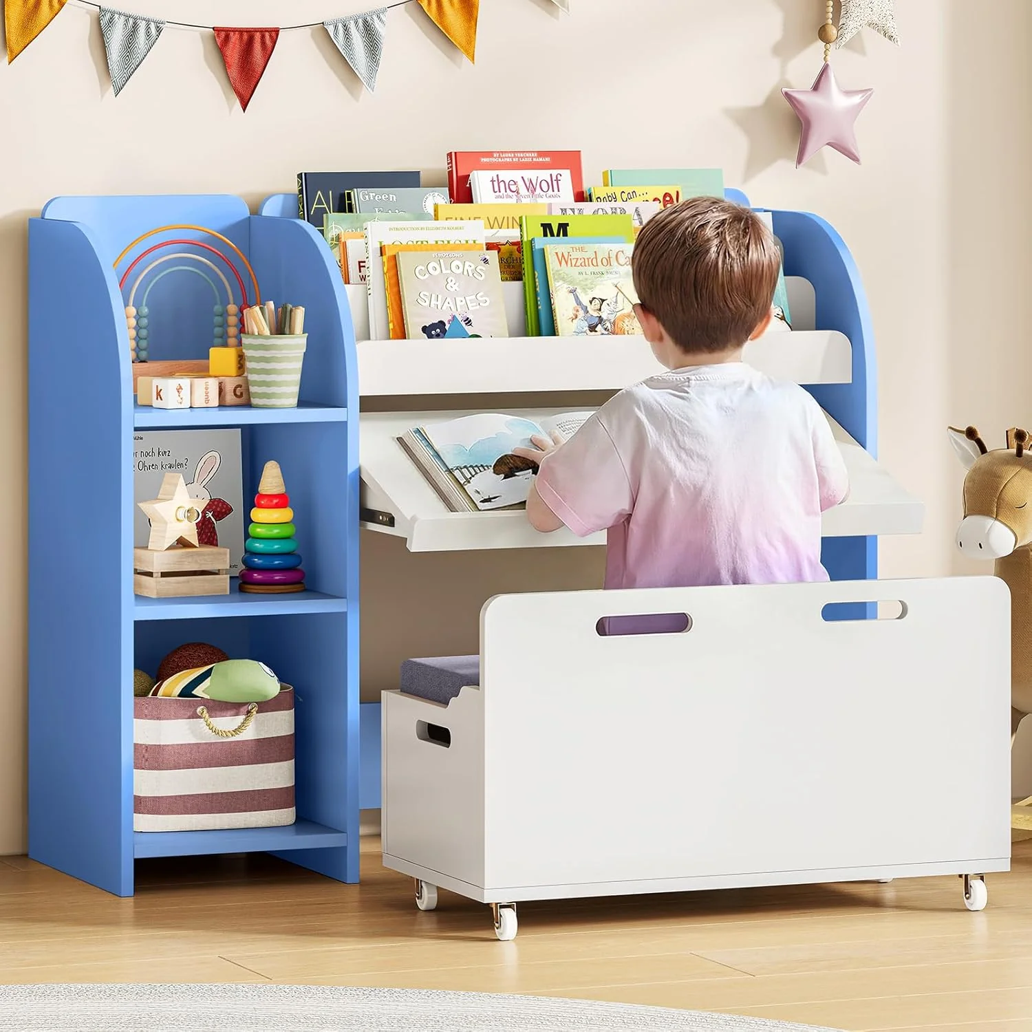 Exceptional Toy Storage Organizer with Bench Kids Bookshelf with Reading NookToy Storage Organizer with Bench Kids Bookshelf with Reading Nook Authentic