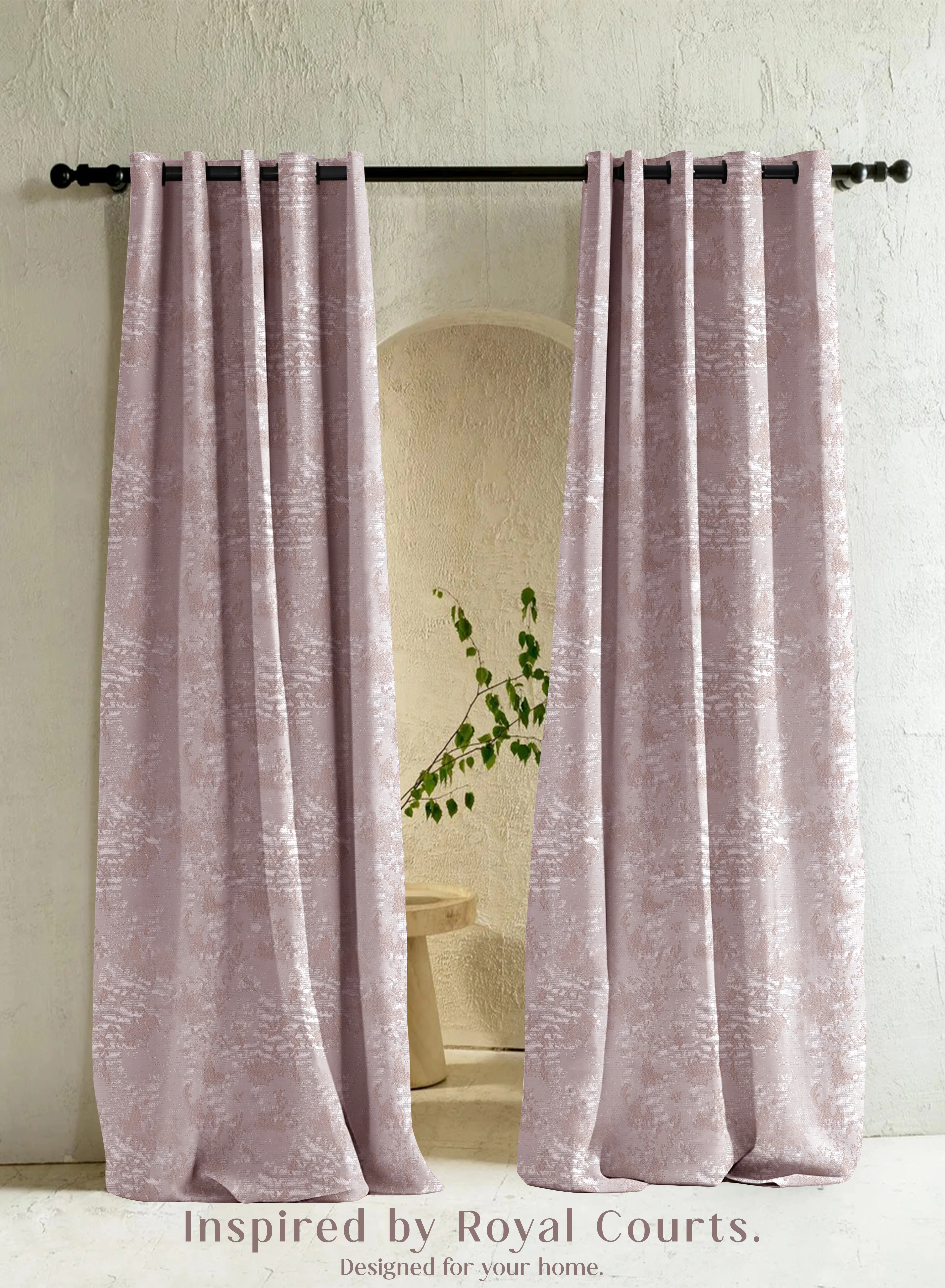 Long-Lasting Bern Jacquard Blackout Curtains Artistic Abstract Pattern Total Light Block Deep Blush Set of 2 Fully CustomizableThe Guide to Measuring and Choosing Curtains Clean