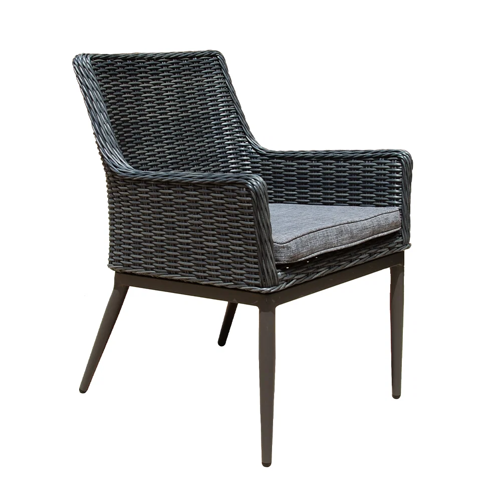 Minimalist Lucas Outdoor Dining Chair Castle Grey Crafted