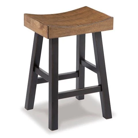 Specialty Glosco Medium Stool Brown and Timber Trendy
