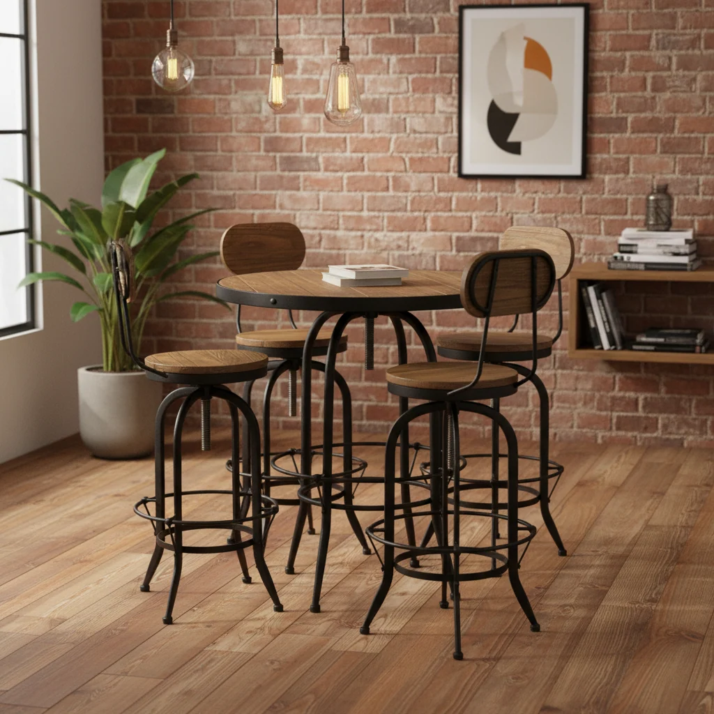 Proven Industrial 4 Person Bar Suite Selected