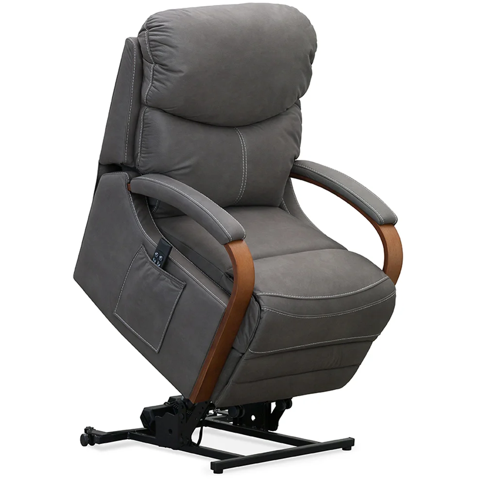 Minimalist Arndell Dual Motor Lift Chair - Mist Grey Sustainable