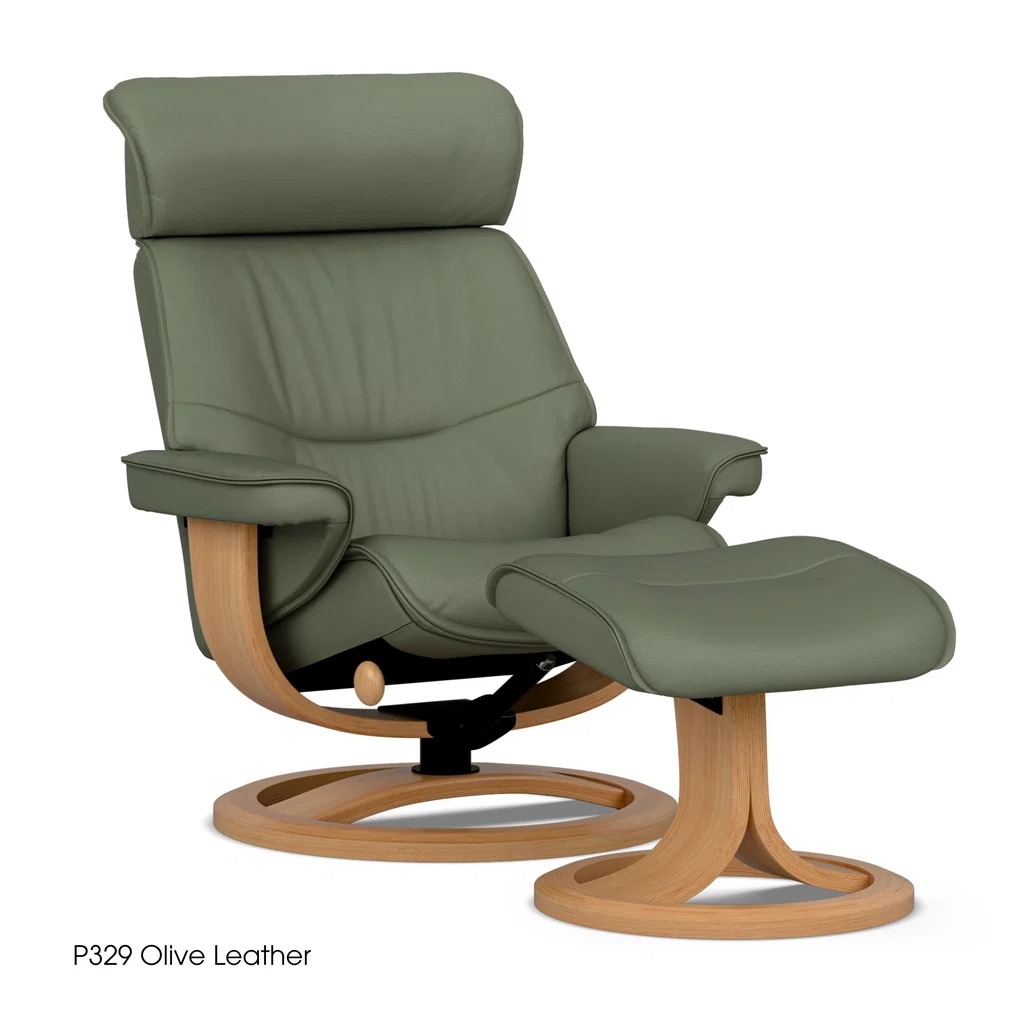 Exclusive IMG Nordic 93 Chair with Footstool Reusable