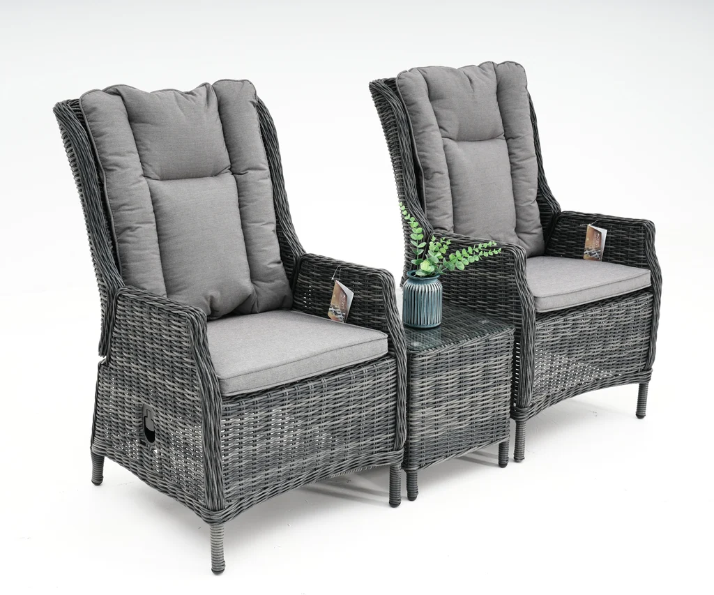 Contemporary Hawaii 3-Piece Outdoor Set Castle Grey Refined