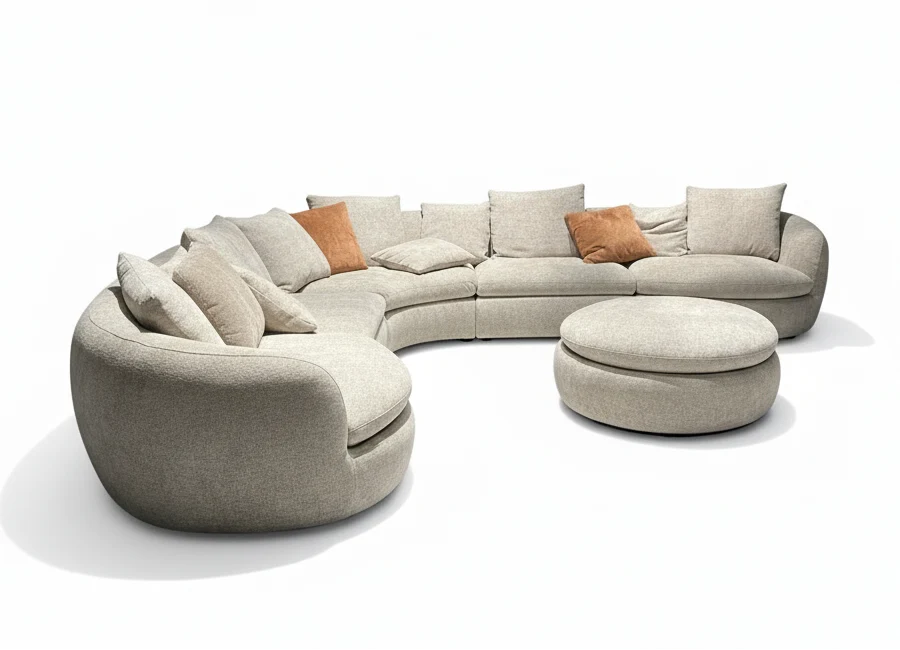 Official Fiori Modular Lounge w Ottoman Elegant