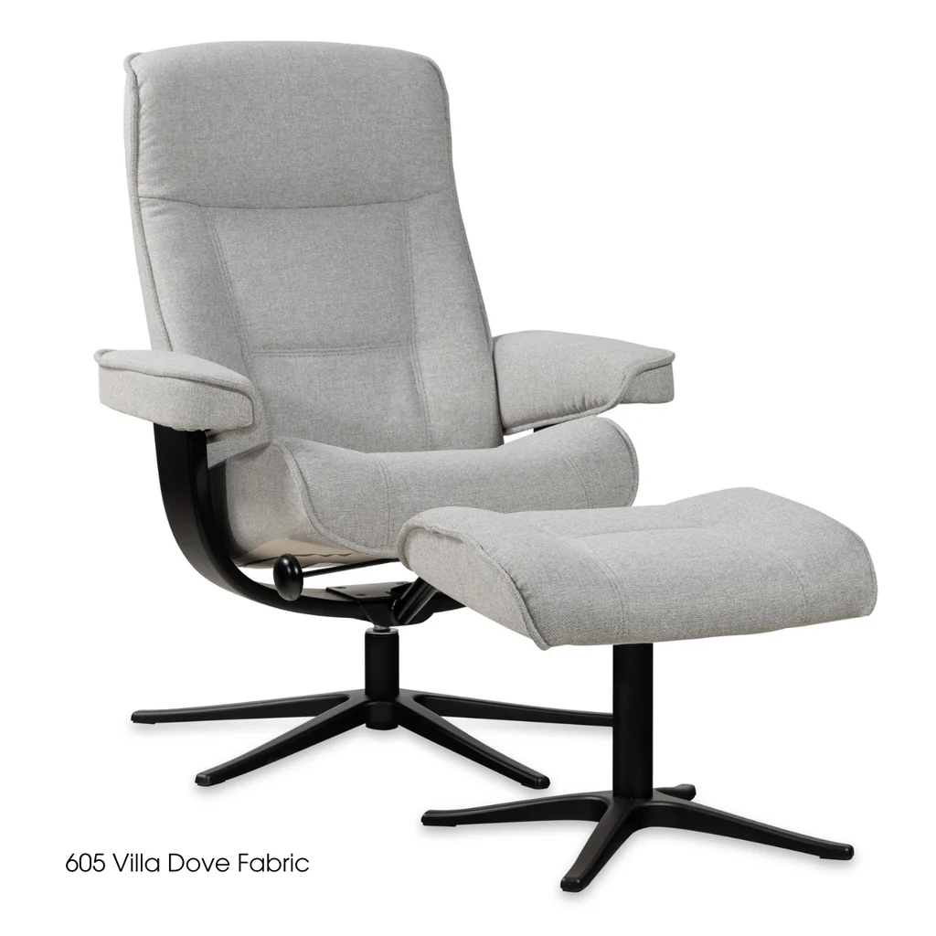 Powerful IMG Nordic 21 Chair with Foot stool Fabric Secure