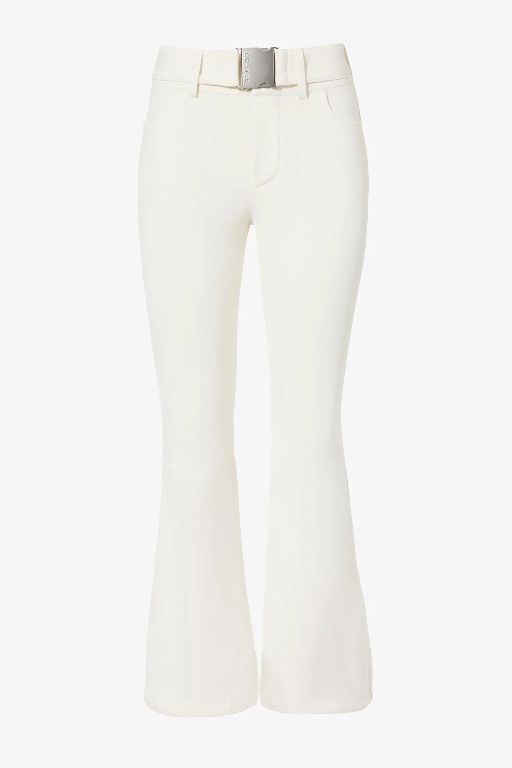 Smart Waterproof Belted Ski Salopettes in Ice Verified