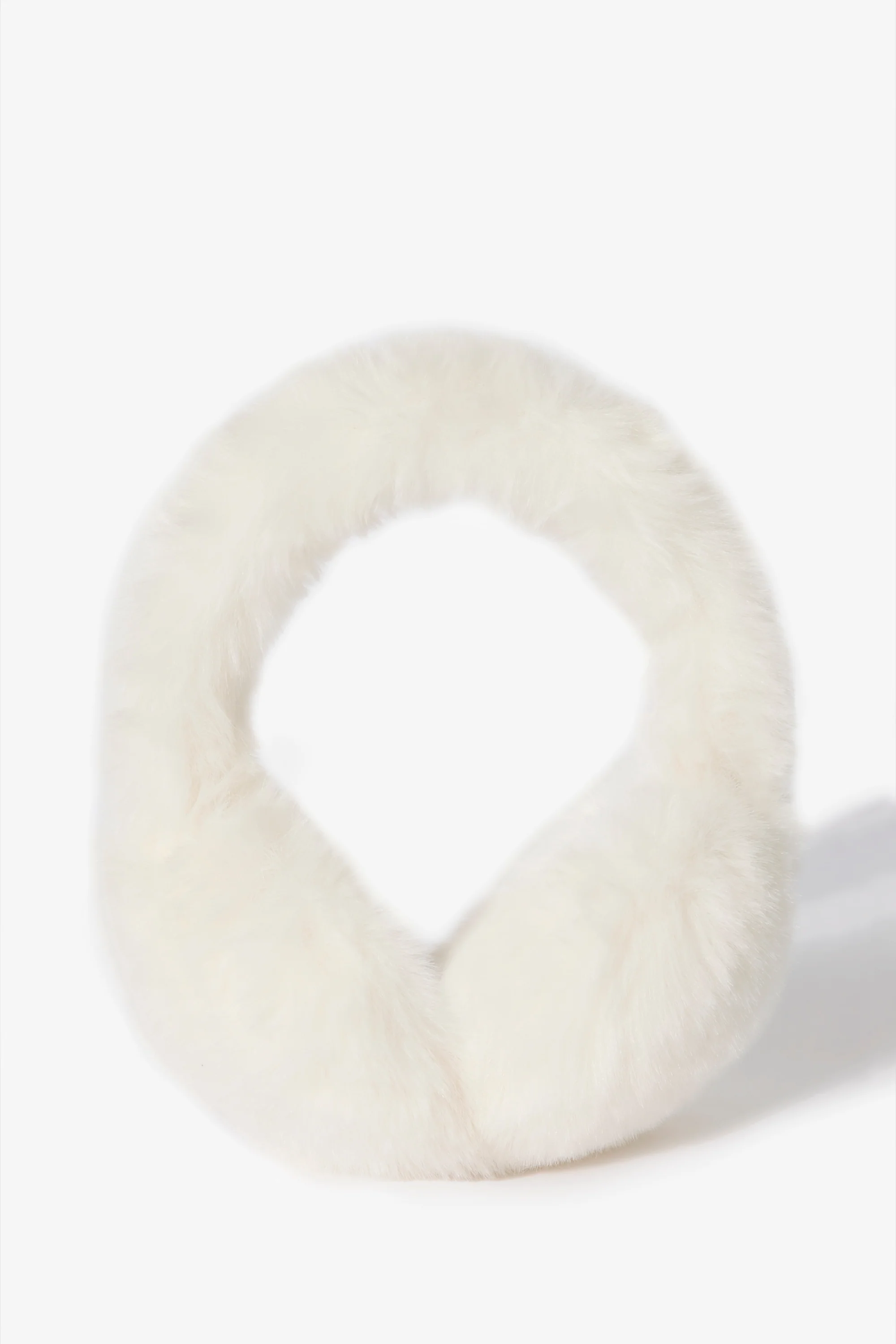 First-Class Faux-Fur Earmuffs in Ice Optimized