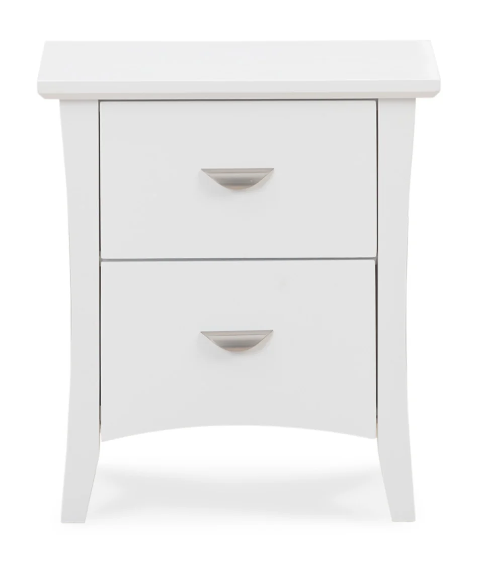 Advanced Clovelly Bedside Table White Responsible