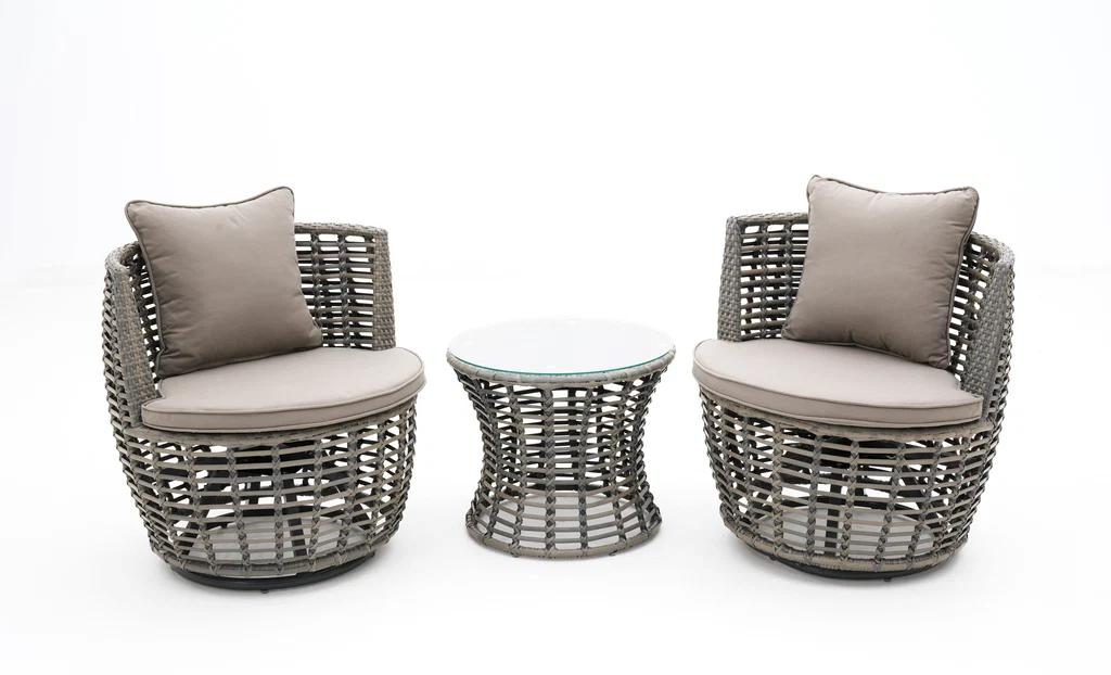 Environmentally Friendly Luca 3-Piece Balcony Set Trusted