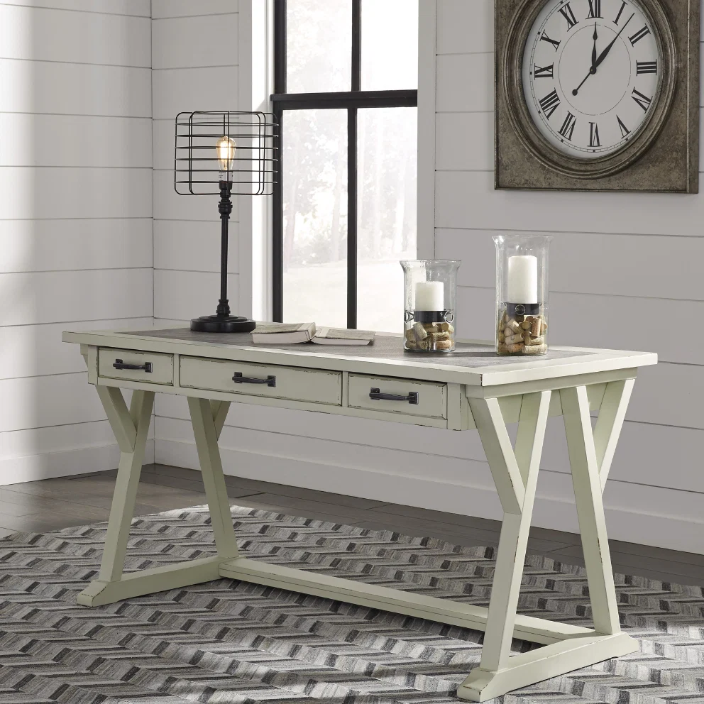 Minimalist Jonileene Large Desk Exceptional