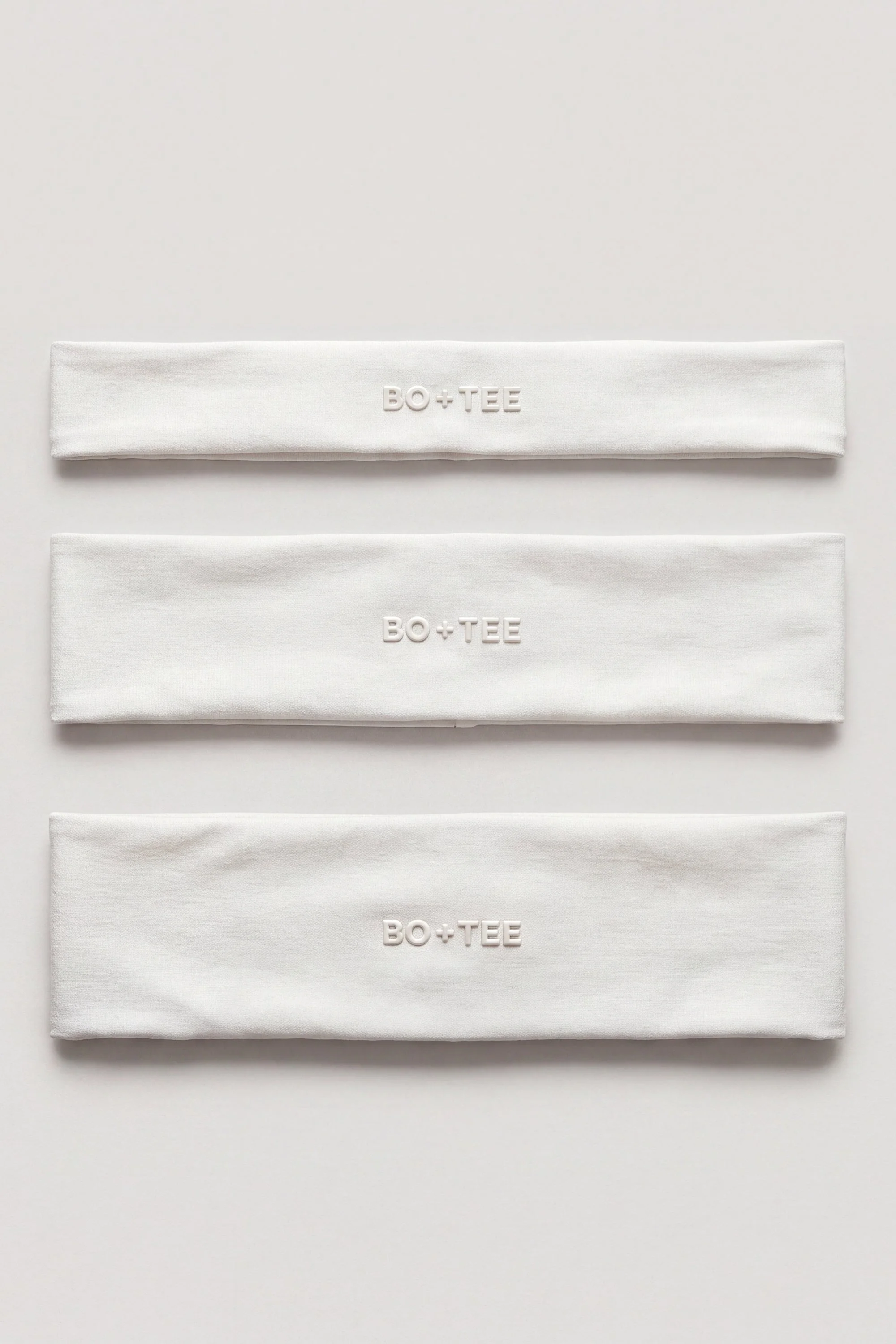 Fine Crafted Soft Active Headband 3-Pack in Coconut Casual