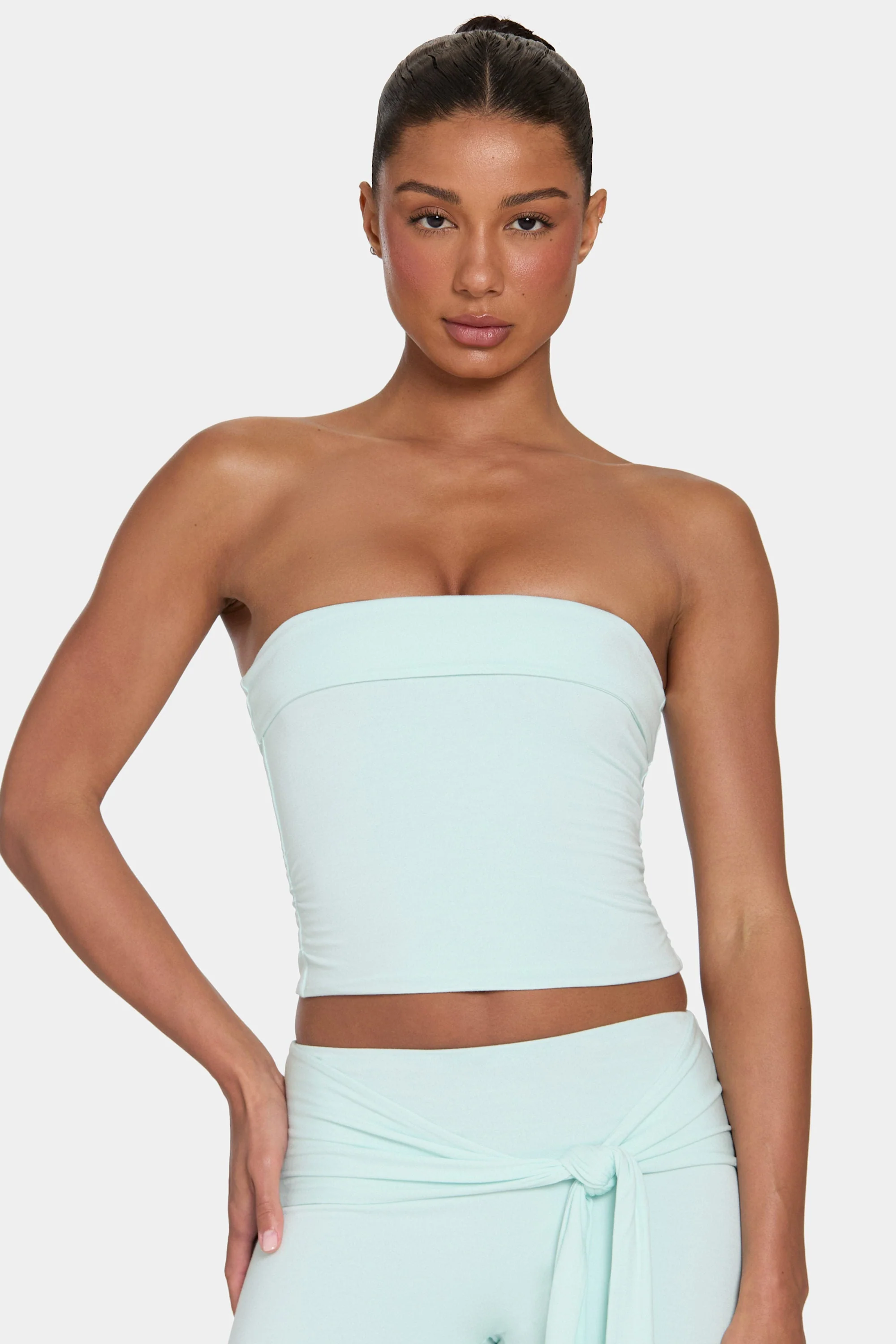 Luxury ButterCloud™ Tube Top in Peppermint Secure