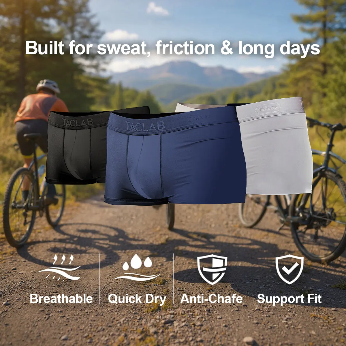 High-Grade Variety Multi-Pack Iceman Tactical Boxer Briefs Classic