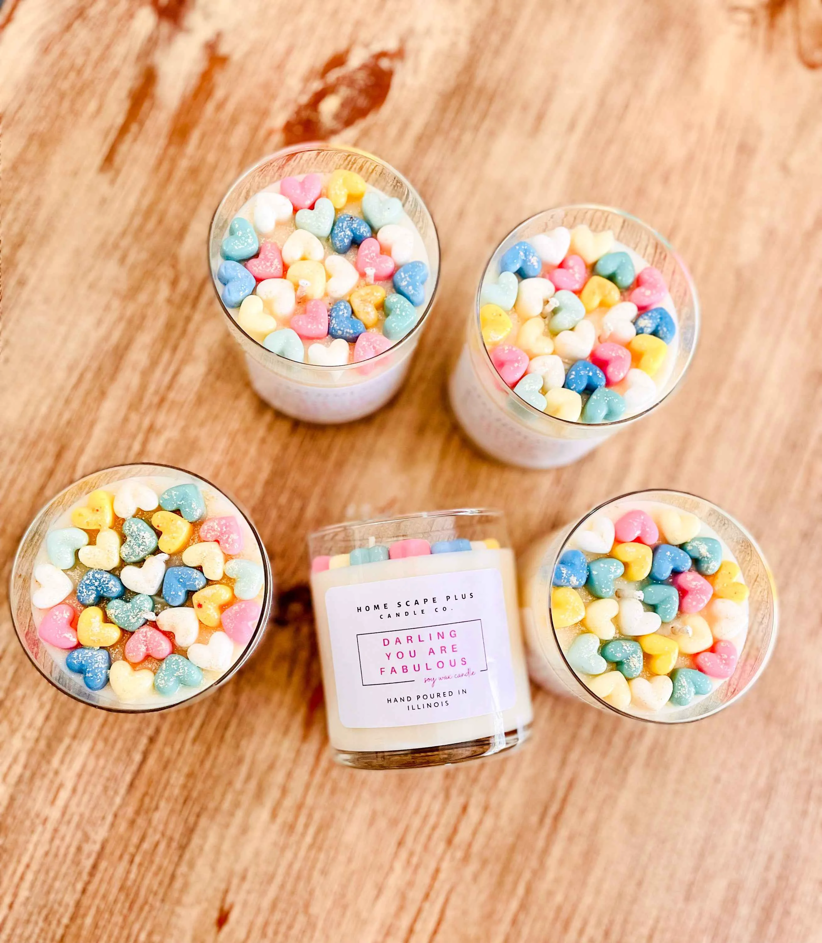 High-Quality Rainbow Glow Candle Comfortable