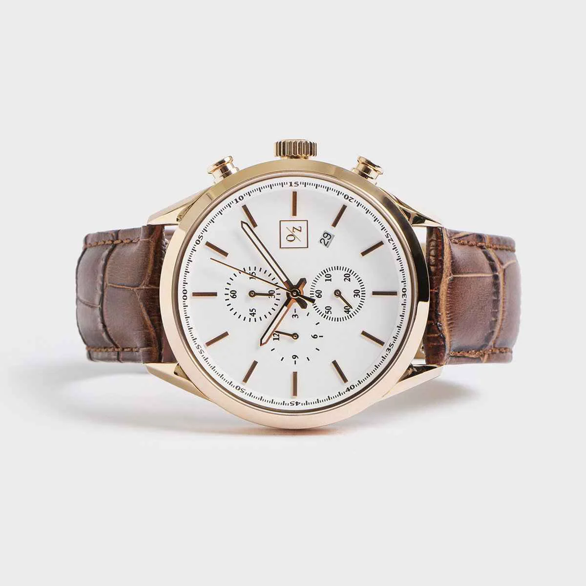 Original Design O Z Men's Luxury Watch with Premium Leather Band Stylish