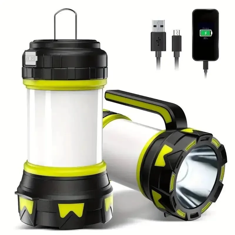 Elite Rechargeable LED Camping Lantern – Waterproof Portable Flashlight Torch High-Quality