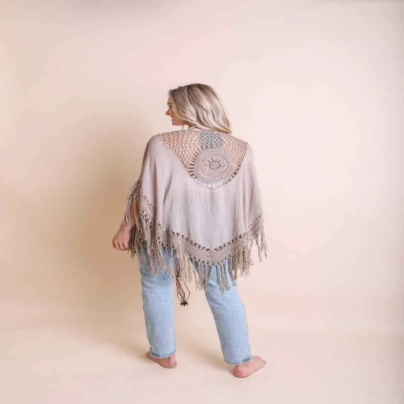 Eco-Friendly Boho Crochet Kimono Powerful
