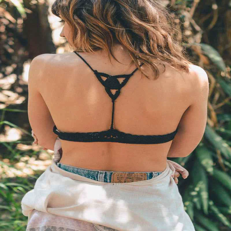 Luxury Crochet Bralette Detailed