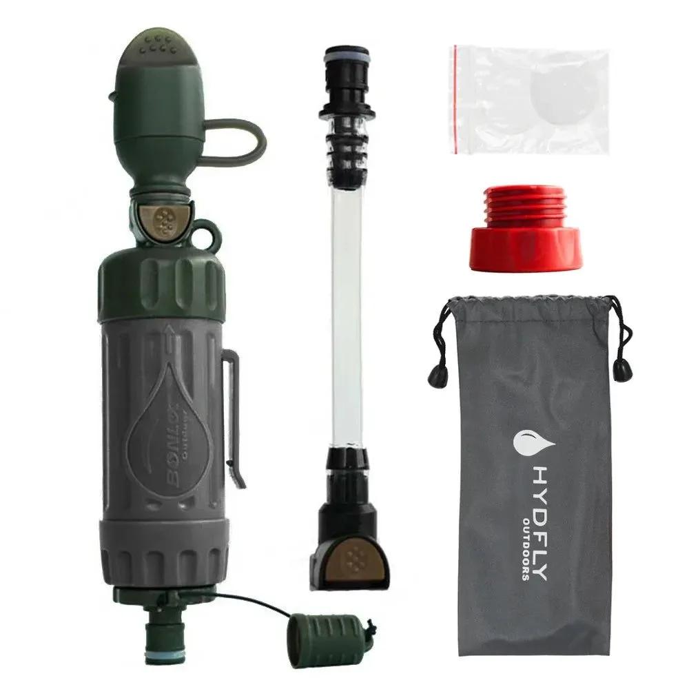 Consistent Portable Water Filter Straw – 0.01 Micron Hollow Ultrafiltration Purifier 1000L Capacity for Camping Hiking Emergency Selected