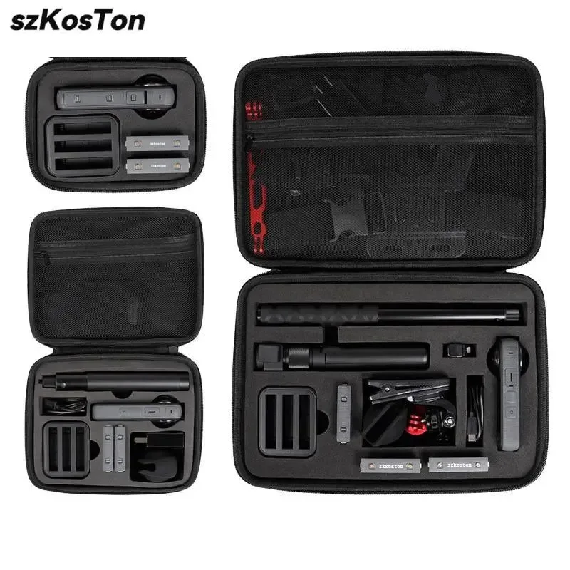 Green Carrying Case for Insta360 X3 X2 Camera - Portable Storage Bag Fashionable