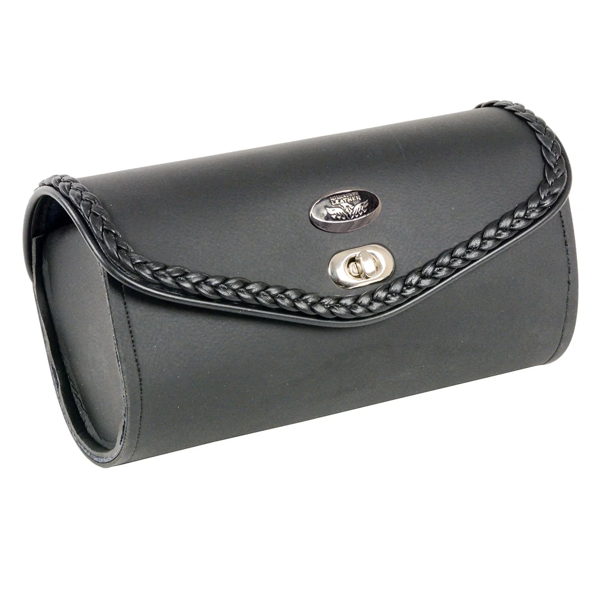 Contemporary Milwaukee Performance SH49904 Black PVC Large Braid and Studded Windshield Bag with Turn Clasp Eco-Friendly