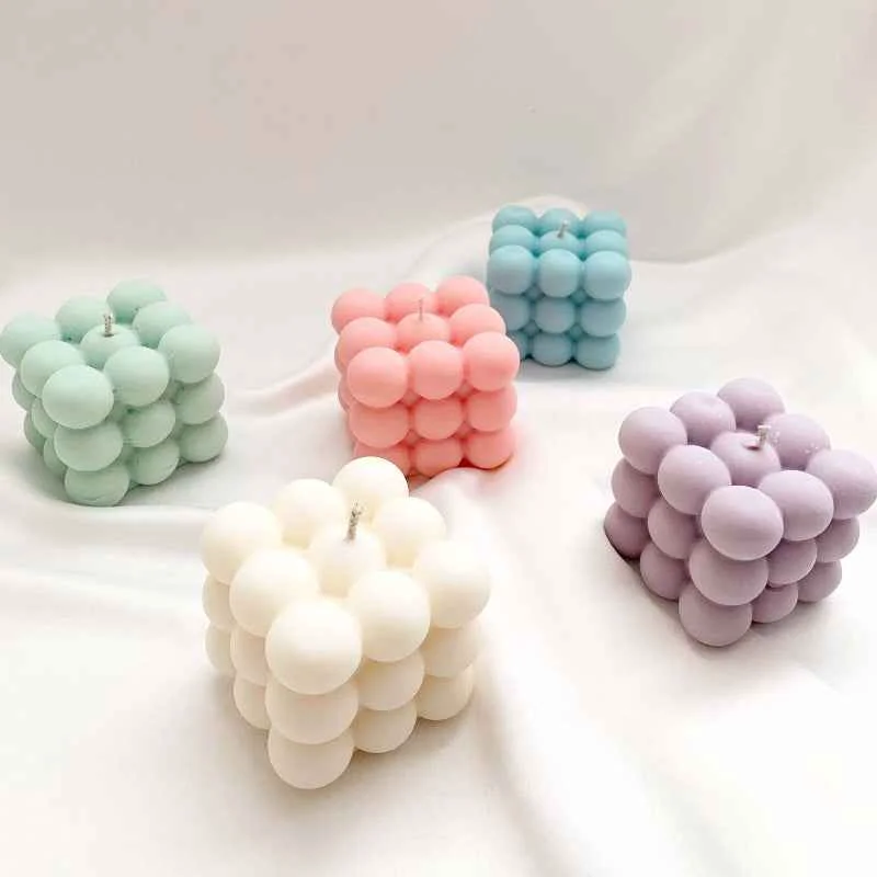 Soft Sculpted Bubble Wax Candle Eco-Friendly