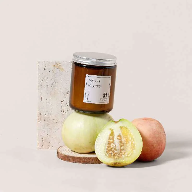 Unique Melon Melody Soy Wax Candle Recyclable