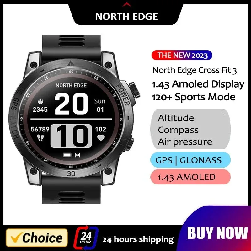 Exceptional GPS Sport Smart Watch for Men – HD AMOLED 50M Waterproof Compass More High-End
