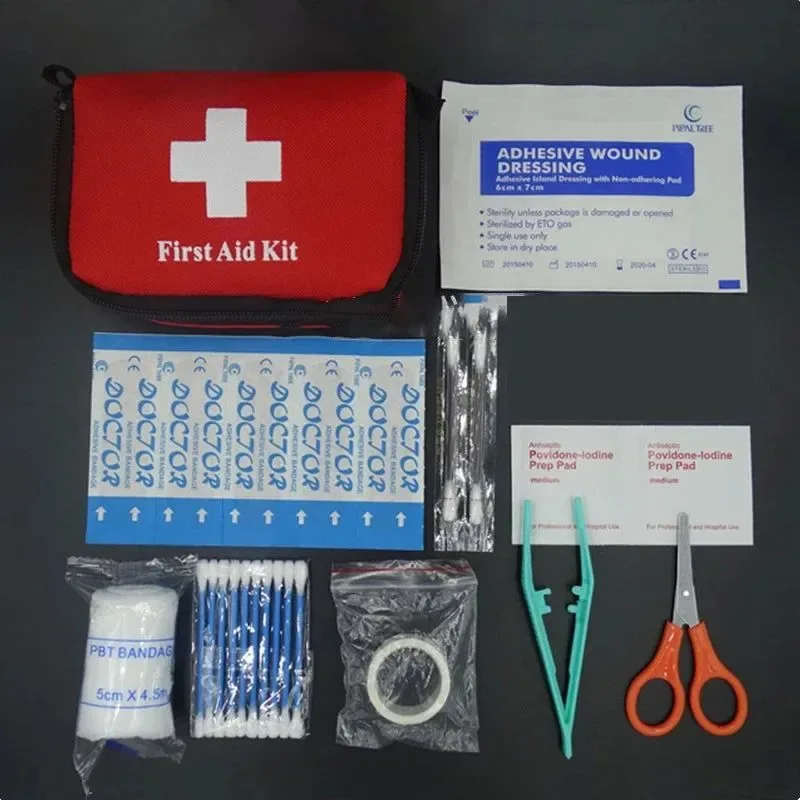 Powerful Portable Travel First Aid Kit – 600D Oxford Emergency Medical Bag for Camping Hiking Outdoor Use Crafted
