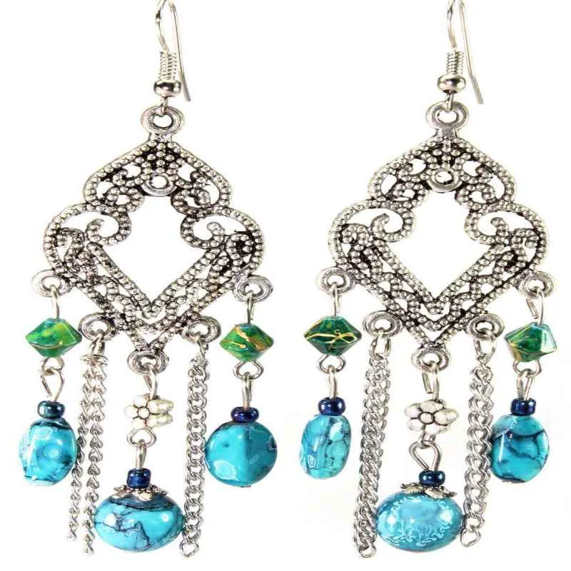 Genuine Silver Beaded Earringss Specialty